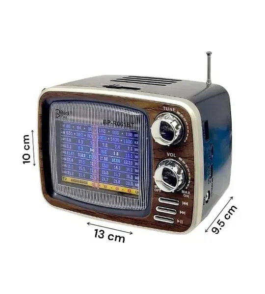 Radio Retro Carga Celulares, Bluetooth, Usb,sd, Aux, Am, Fm, Sw img #4