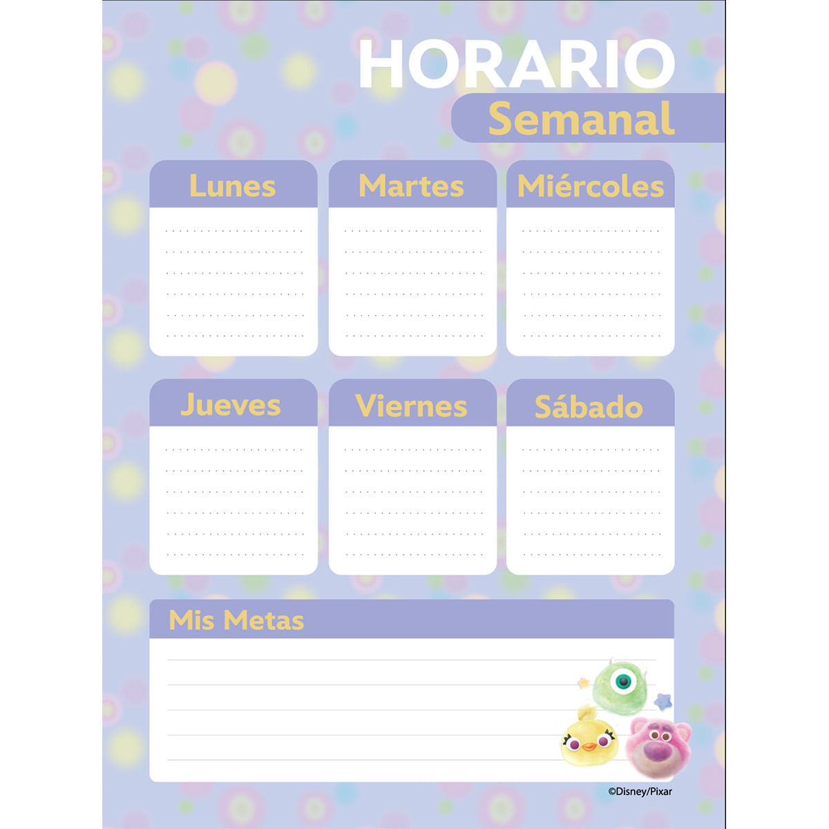 Cuaderno Argollado Pasta Dura  Monster Inc. Fluffy Grande Monster Inc. Hello Sulley! img #5