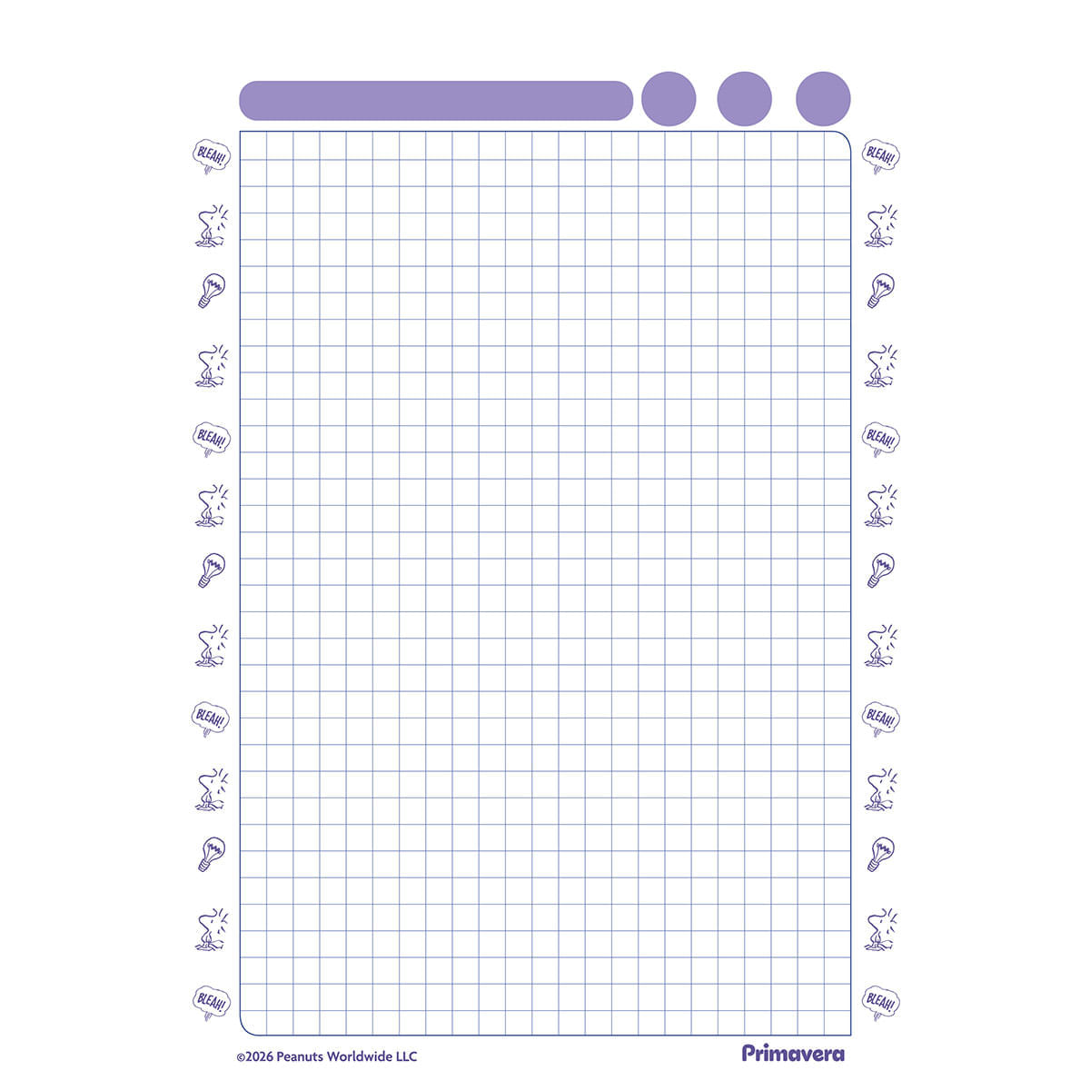 Cuaderno Vertical  Snoopy Lluvia img #2