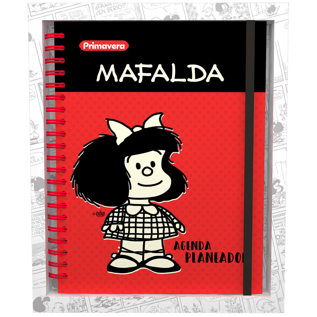 Planeador  Mafalda Negro y Rojo img #10
