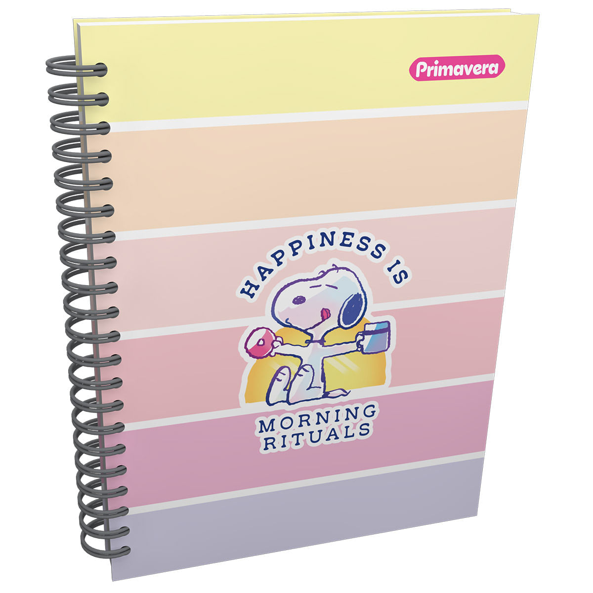 Cuaderno Argollado Grande Multimaterias Snoopy Morning Rituals img #1