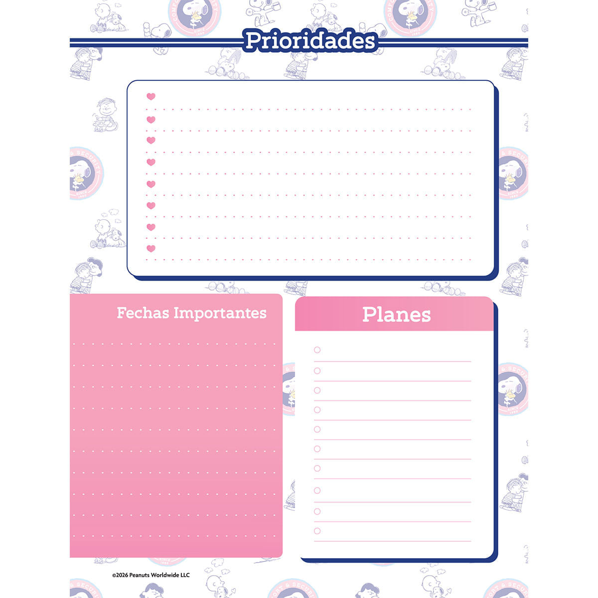 Cuaderno Argollado Grande Multimaterias Snoopy Morning Rituals img #9