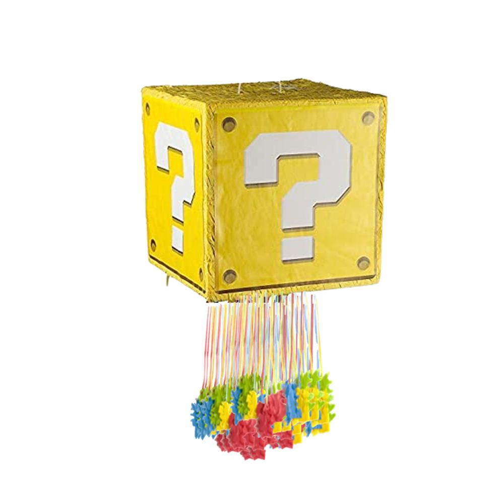 Piñata Cubo Interrogacion De Mario En 3D img #1
