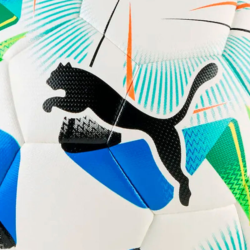 Balon Puma Cumbre Conmebol Color Verde Azul Negro Naranja Blanco img #2