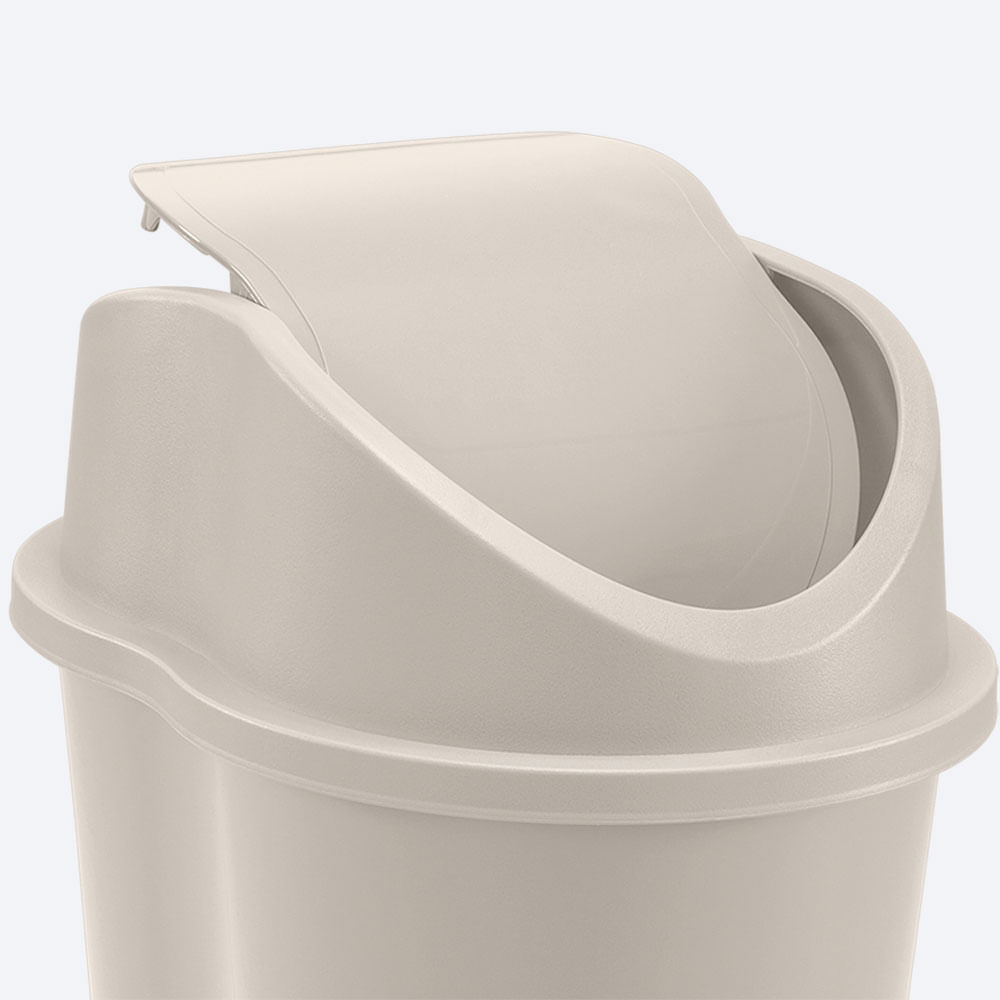 Papelera Style Tapa Vaiven 10 Litros img #5