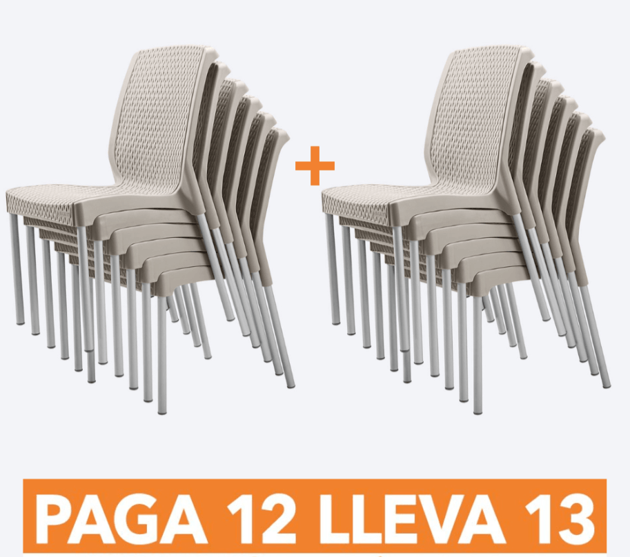 Silla Apariencia Shia Sin Brazos Paga 12 Lleva 13 img #1