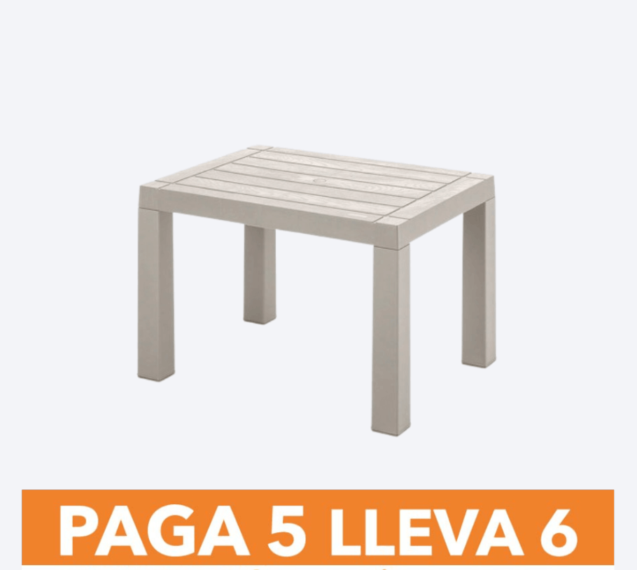 Mesa de Centro Rectangular Barú Paga 5 Lleva 6 img #1