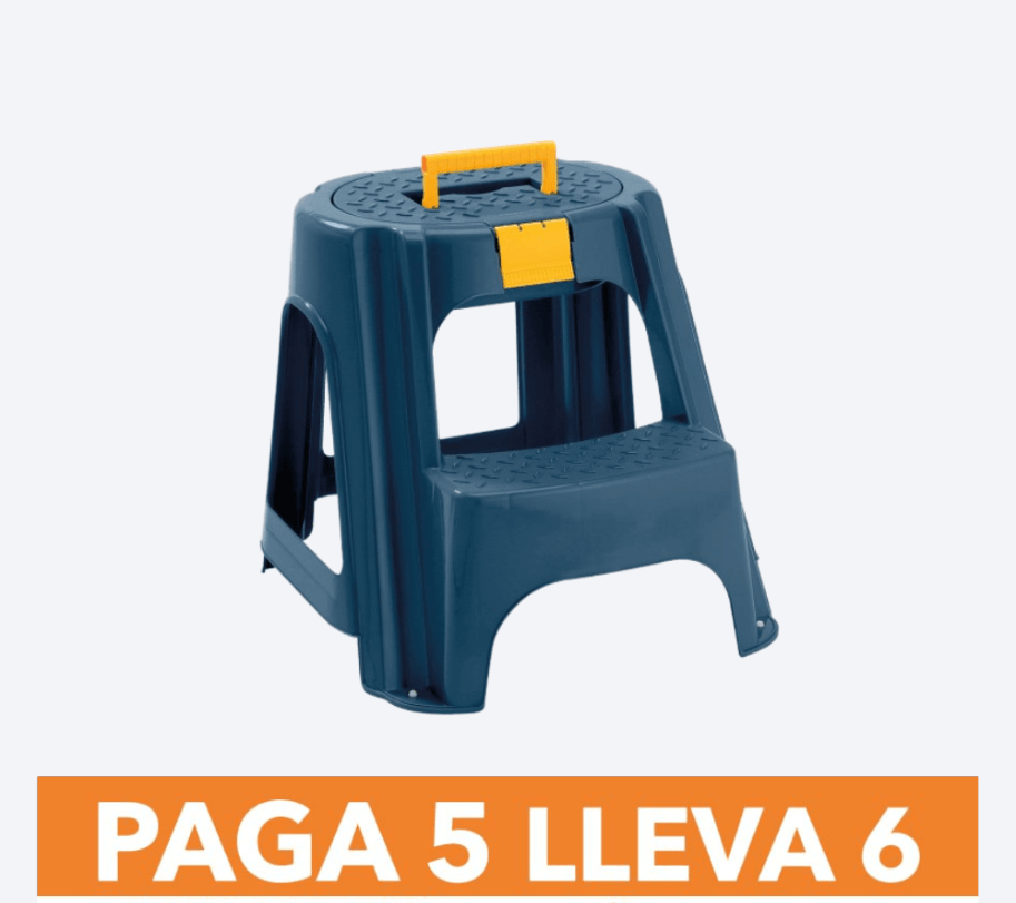 Escalesilla con Tapa Organizadora Paga 5 Lleva 6 img #1