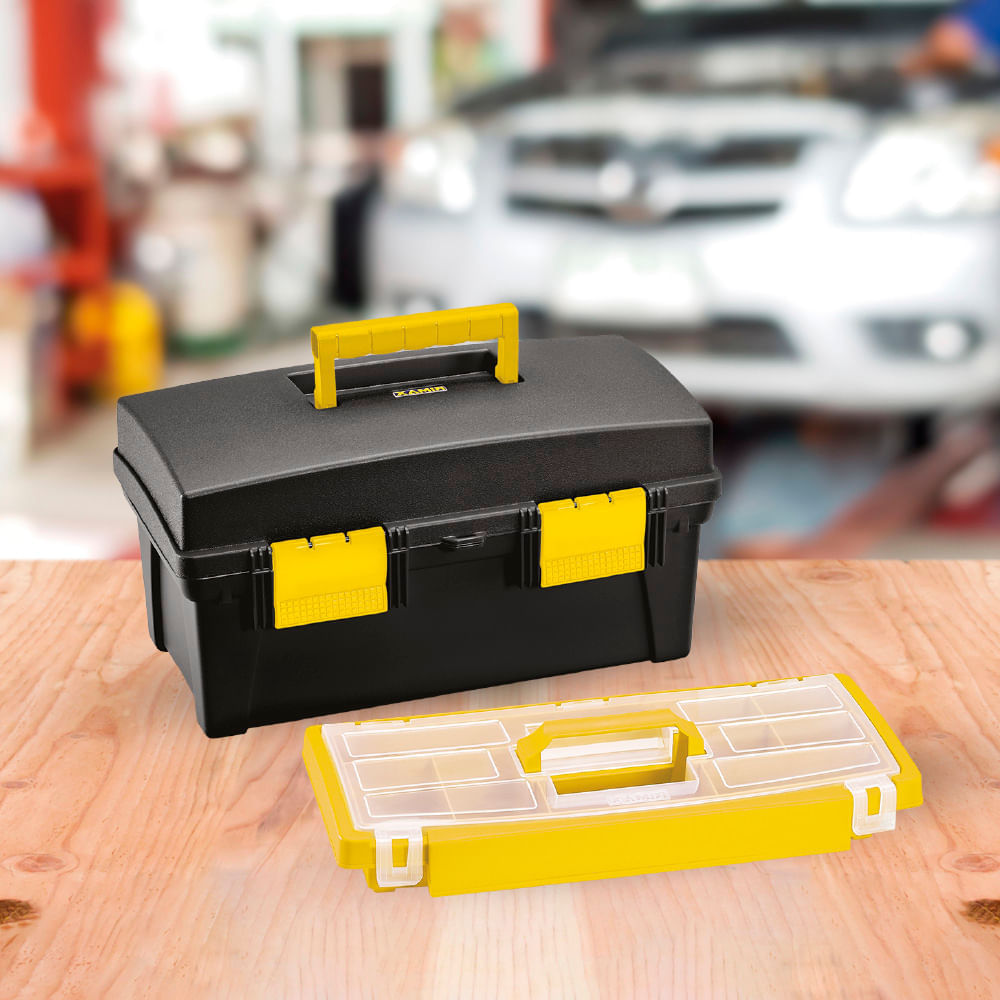 Caja Herramientas 16" Bandeja Organizadora img #1