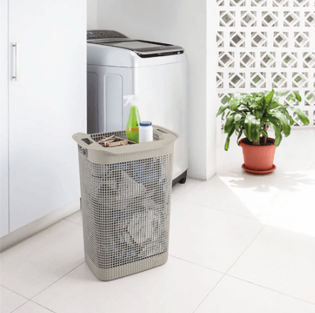 Combo Organizador Zona de Ropas, 1 Cesta Linum tejido premium, 1 Caja organizadora img #3