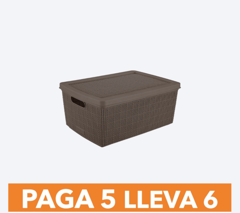 Canasta Fique 13.5 Litros Paga 5 Lleva 6 img #1