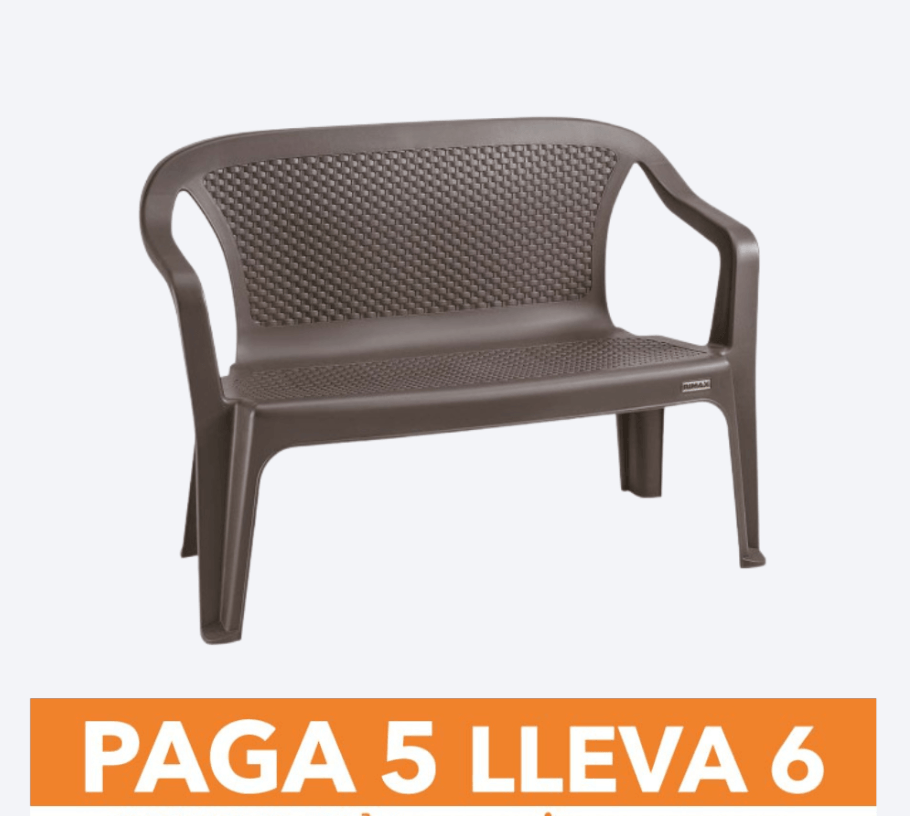 Silla Eterna Doble Wengue Paga 5 Lleva 6 img #1