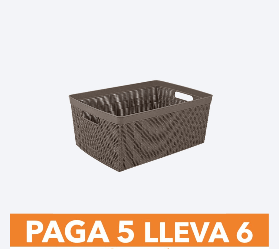 Canasta Fique 30 Litros Paga 5 Lleva 6 img #1