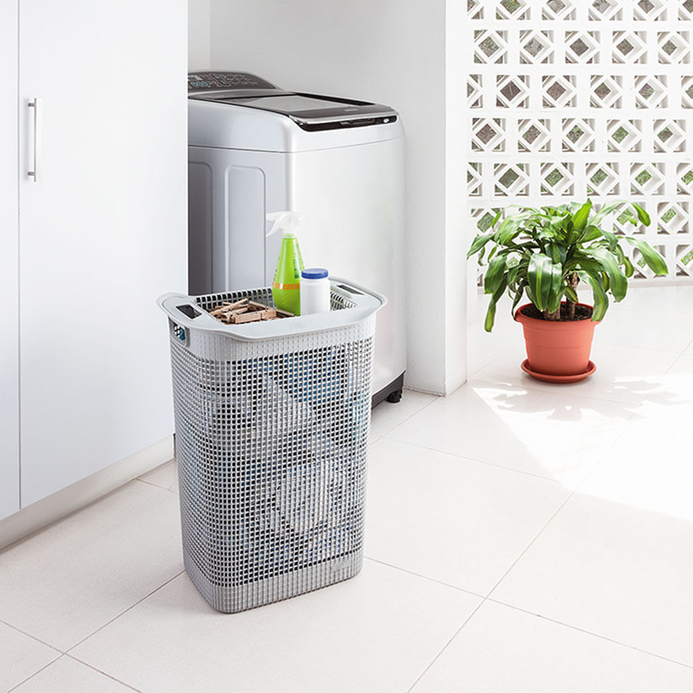 Combo Organizador Zona de Ropas, 1 Cesta Linum tejido premium, 1 Caja organizadora img #3