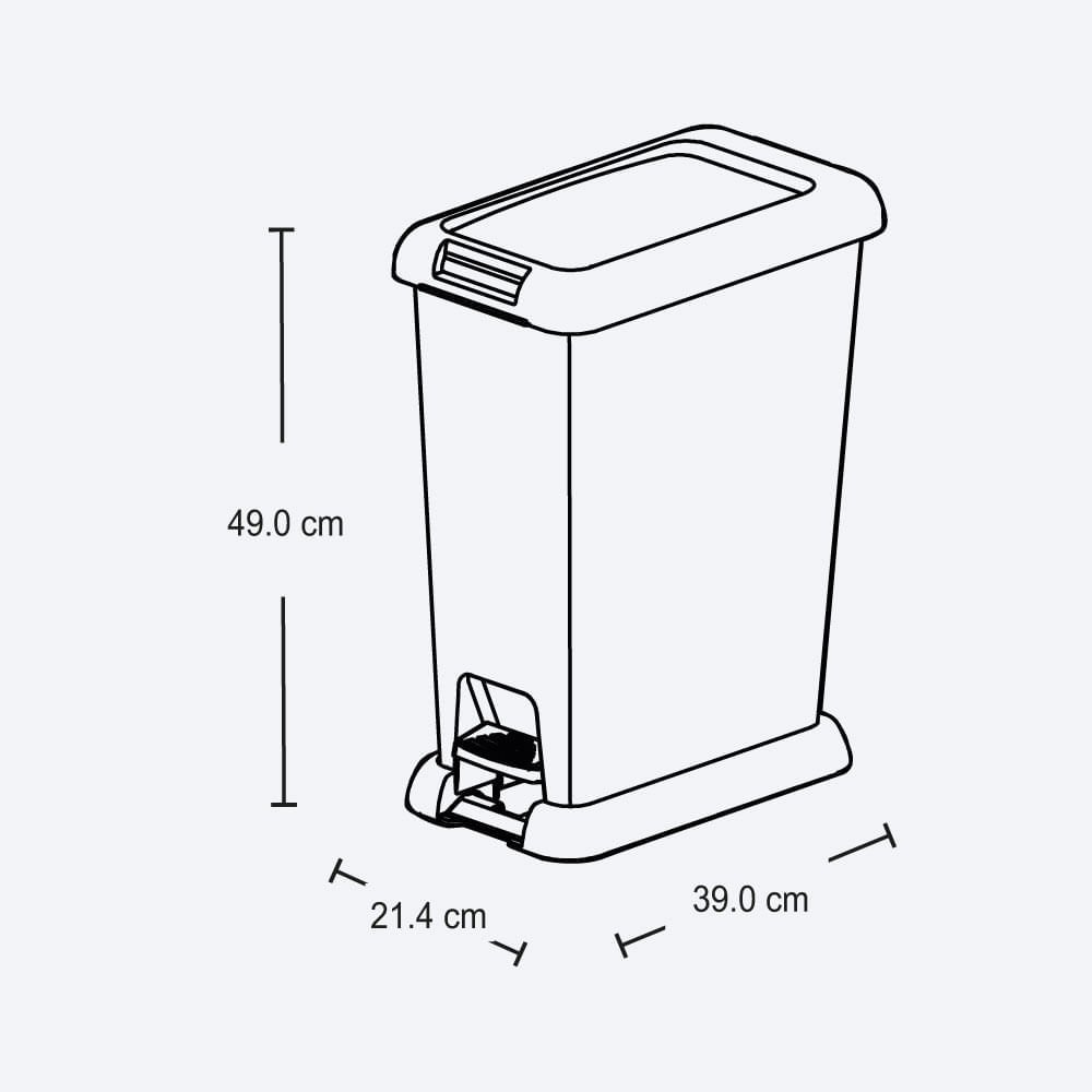 Basurero Pedal 20 Litros img #4