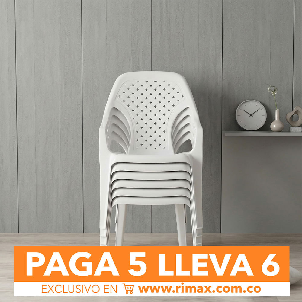 Silla Playera Paga 5 Lleva 6 img #1