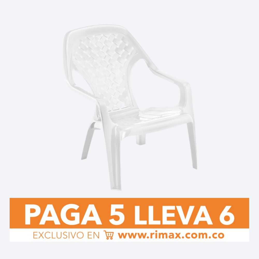 Silla Playera Paga 5 Lleva 6 img #2