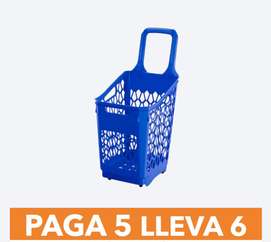 Cesta de Mercado 65 L Paga 5 Lleva 6 img #1