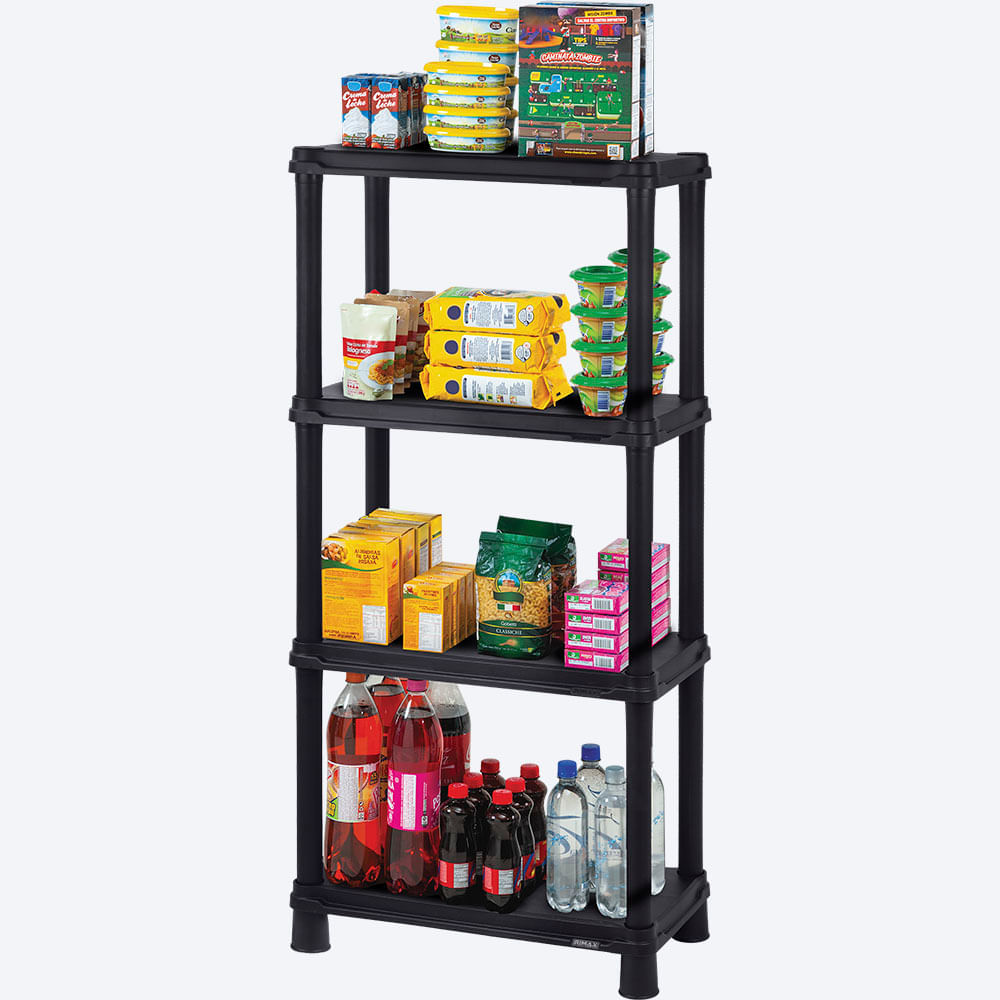 Estante Solido 12" de 4 Niveles Negro img #5