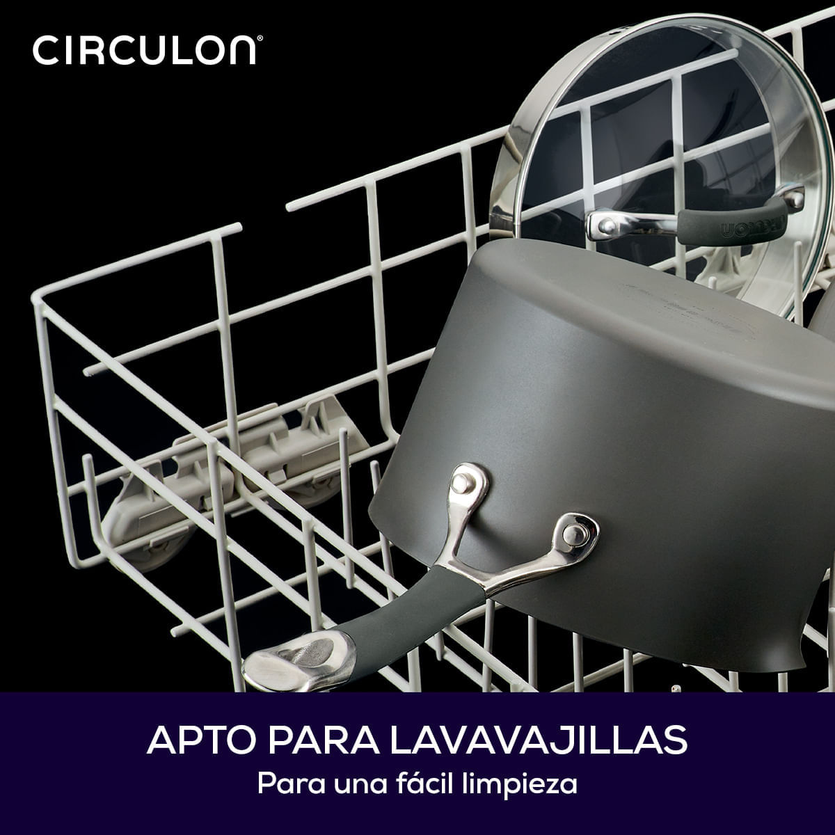 Juego de Ollas 10 pzs. Aluminio anodizado antiadherente. Circulon img #10