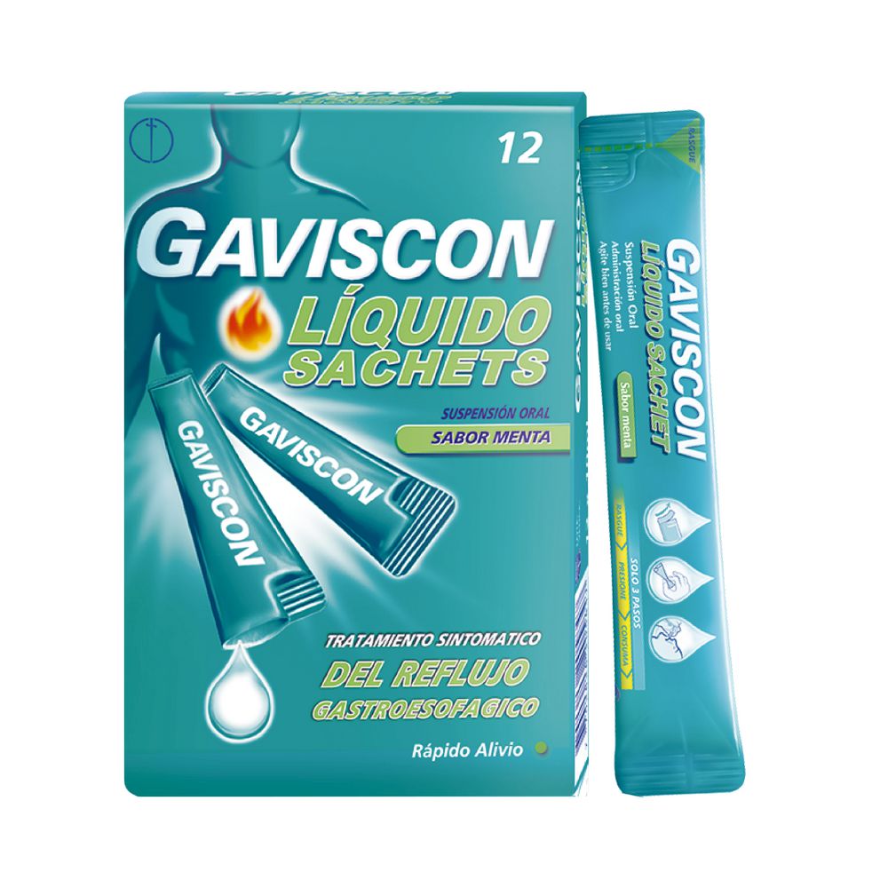 Suspensión oral GAVISCON menta sachets (12  und) img #1