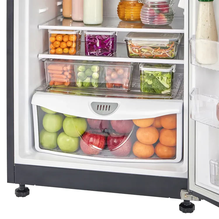 Nevera Haceb No Frost Congelador Superior 243 Manija Integrada Inverter N243 Titanio img #7