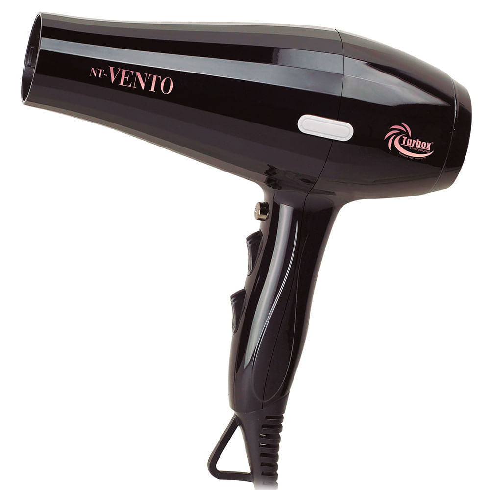Secador Profesional Turbox 3900W Tecnología Ionic Power NT-VENTO Negro Vinotinto img #1