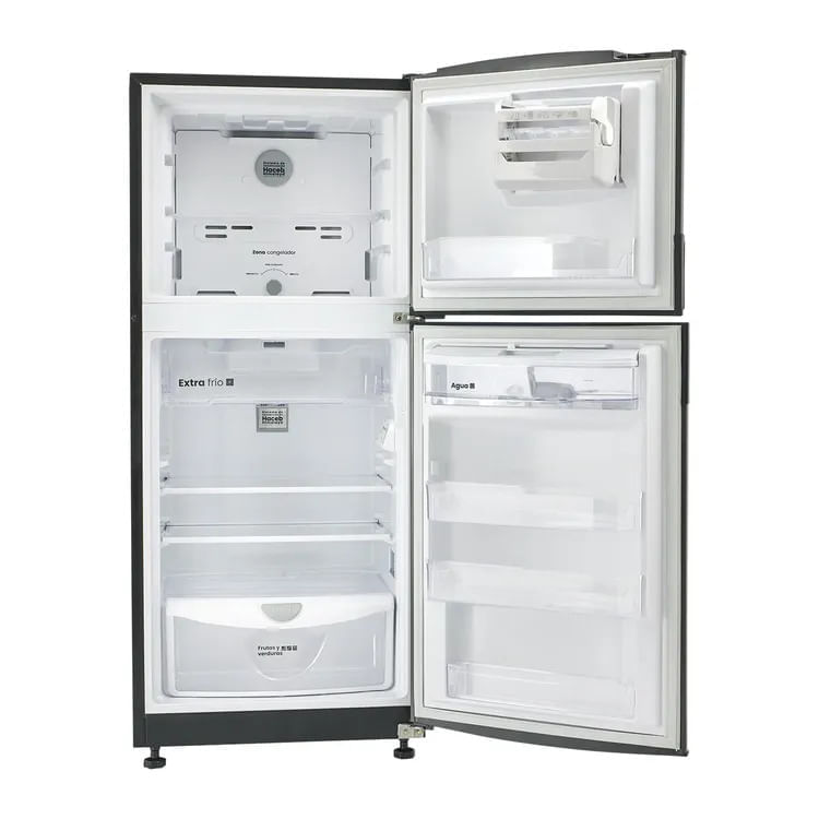Nevera Haceb No Frost Congelador Superior 243 Litros Manija Externa Inverter N243 Negro Cósmico img #4