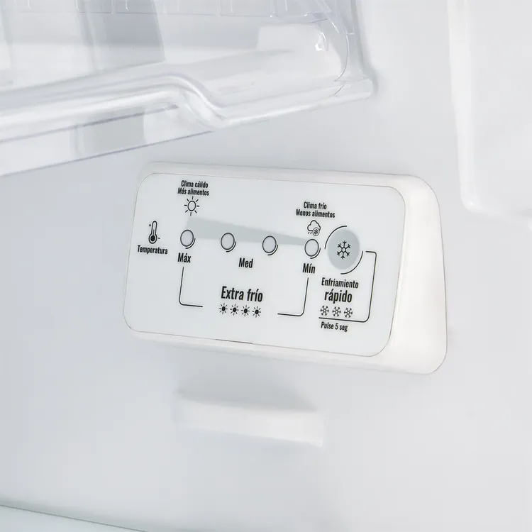 Nevera Haceb No Frost Congelador Superior 243 Litros Manija Externa Inverter N243 Negro Cósmico img #6