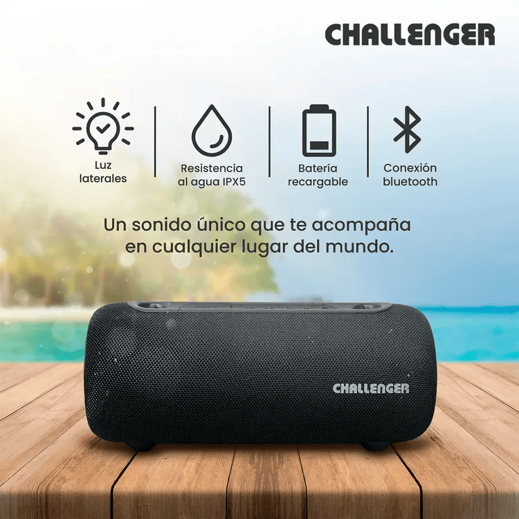 Parlante Portátil Challenger SC15 Negro img #3