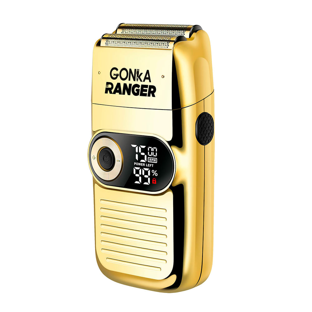 Afeitadora Profesional Gonka Pantalla LCD 3V GK-RANGER Dorada img #1