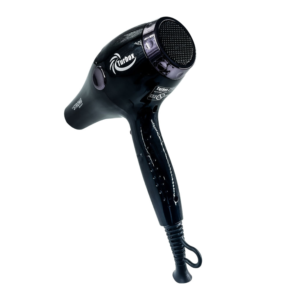 Secador Professional Turbox 3900W 3 Temperaturas 2 Velocidades NT-STRONG Negro img #4