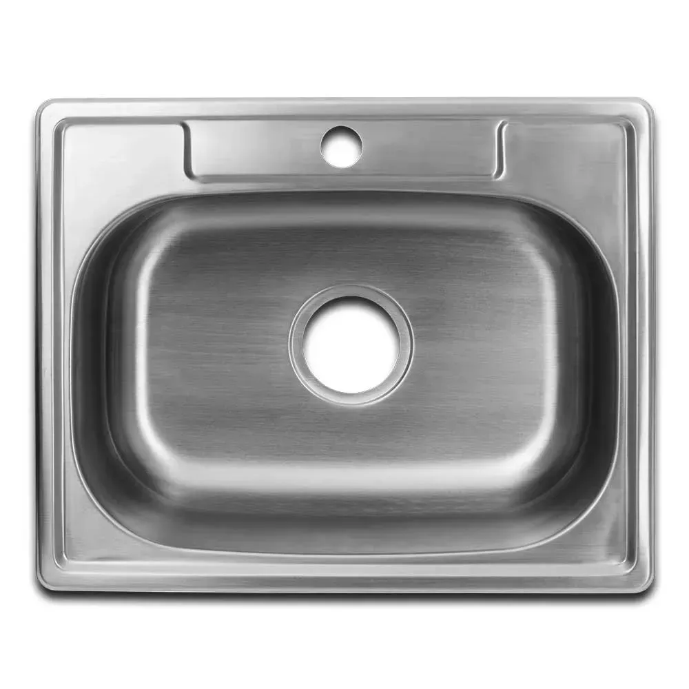 Lavaplatos de Empotrar Challenger Sencillo Acero Inoxidable 53 cm LV 3609 img #4