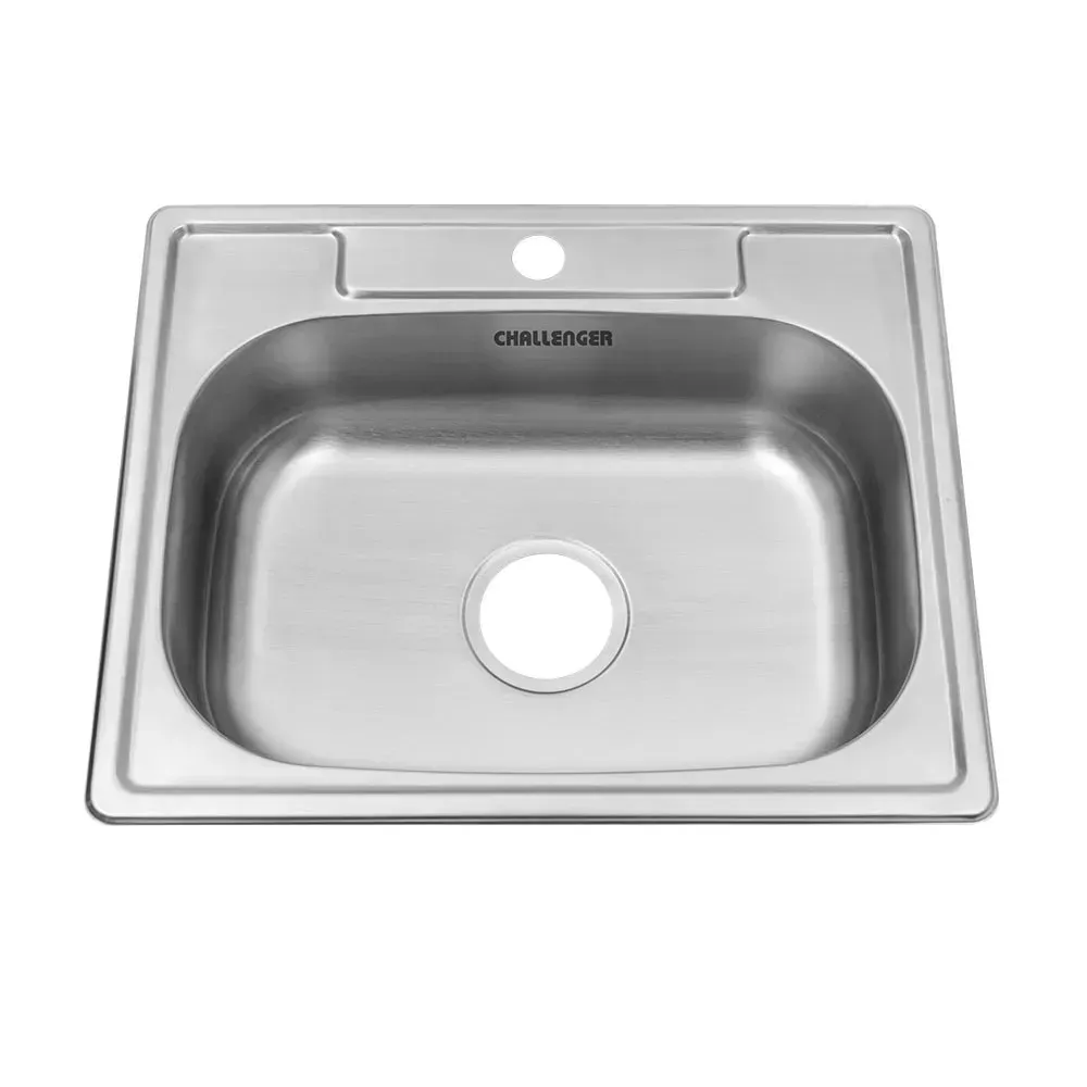 Lavaplatos de Empotrar Challenger Sencillo Acero Inoxidable 53 cm LV 3609 img #1