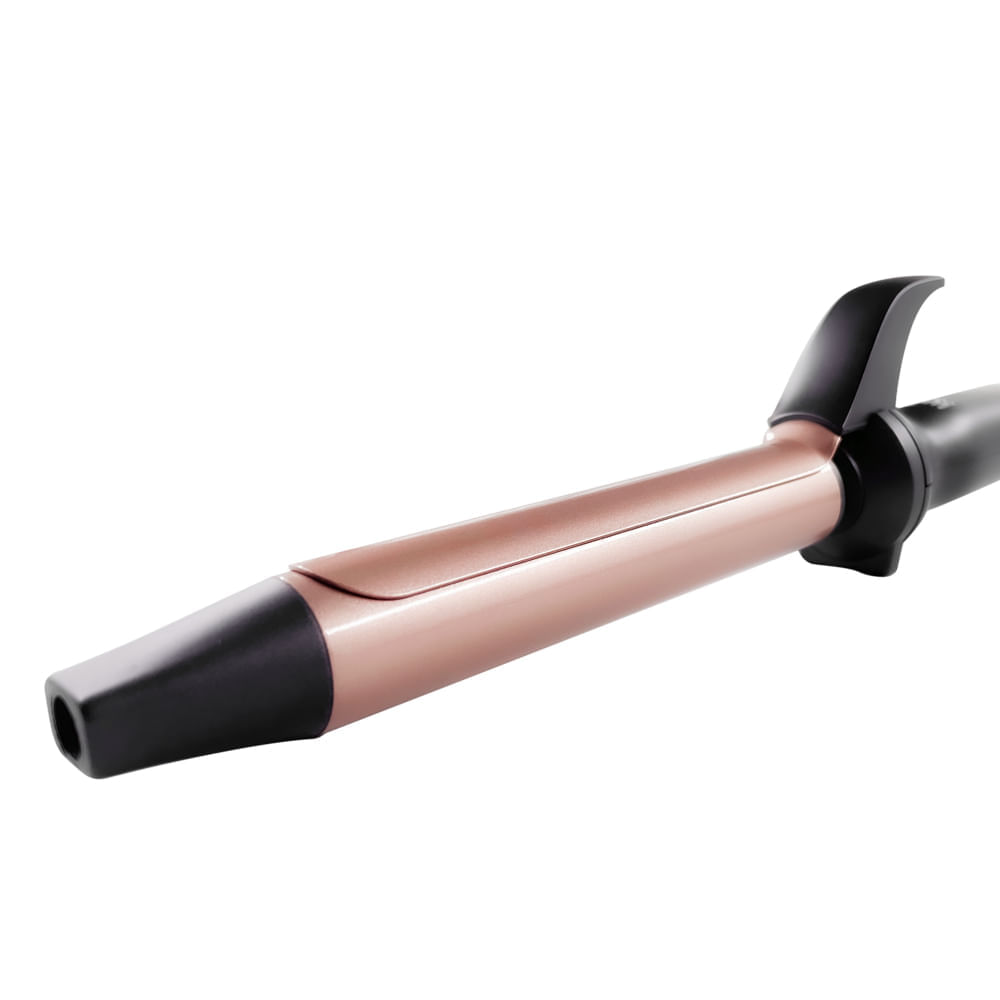 Pinza Rizadora Profesional Turbox Barril en Turmalina 450°F NT-WOW CURLING Negra img #3