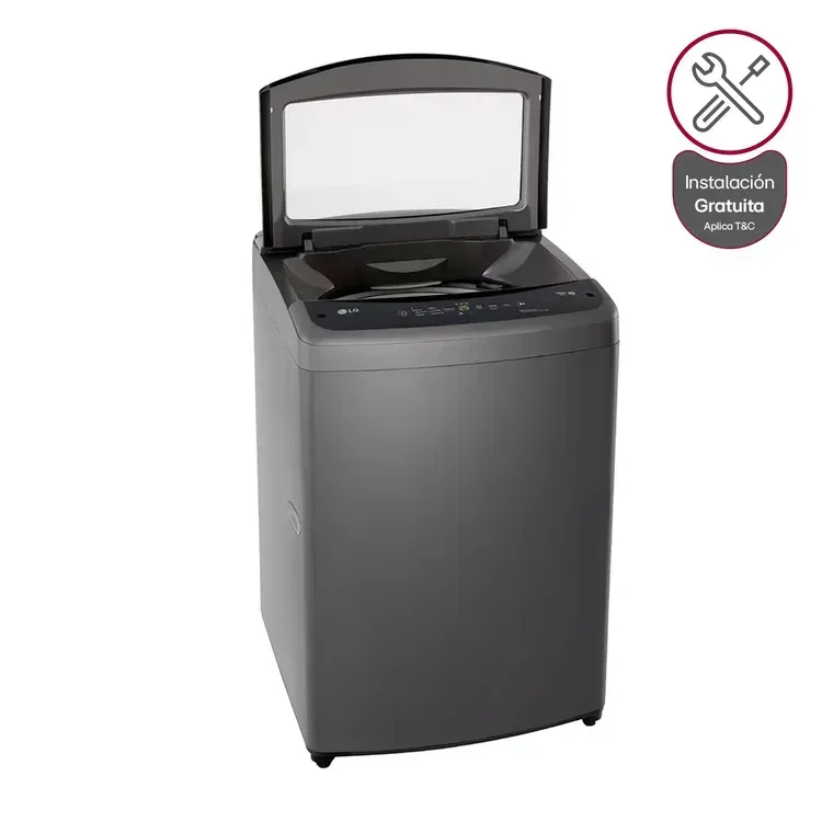 Lavadora LG Carga Superior 18 Kg WT18MVTB Negra img #3