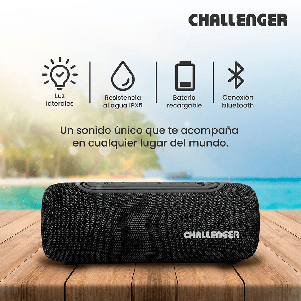 Parlante Portátil Challenger SC10 Negro img #3