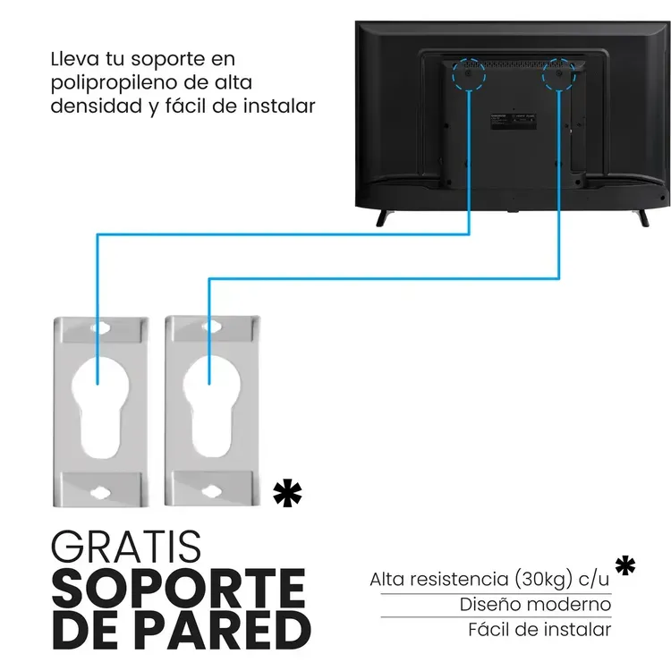 Televisor Challenger 32" Pulgadas 80 cm 32KG90 HD LED Smart TV Google img #7