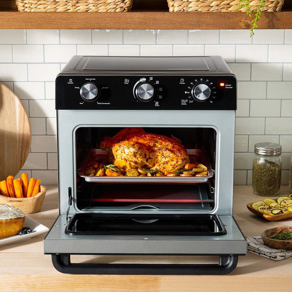 Horno con Freidora de Aire Oster 22 Litros Antiadherente TSSTTVMAF1NS Negro img #3