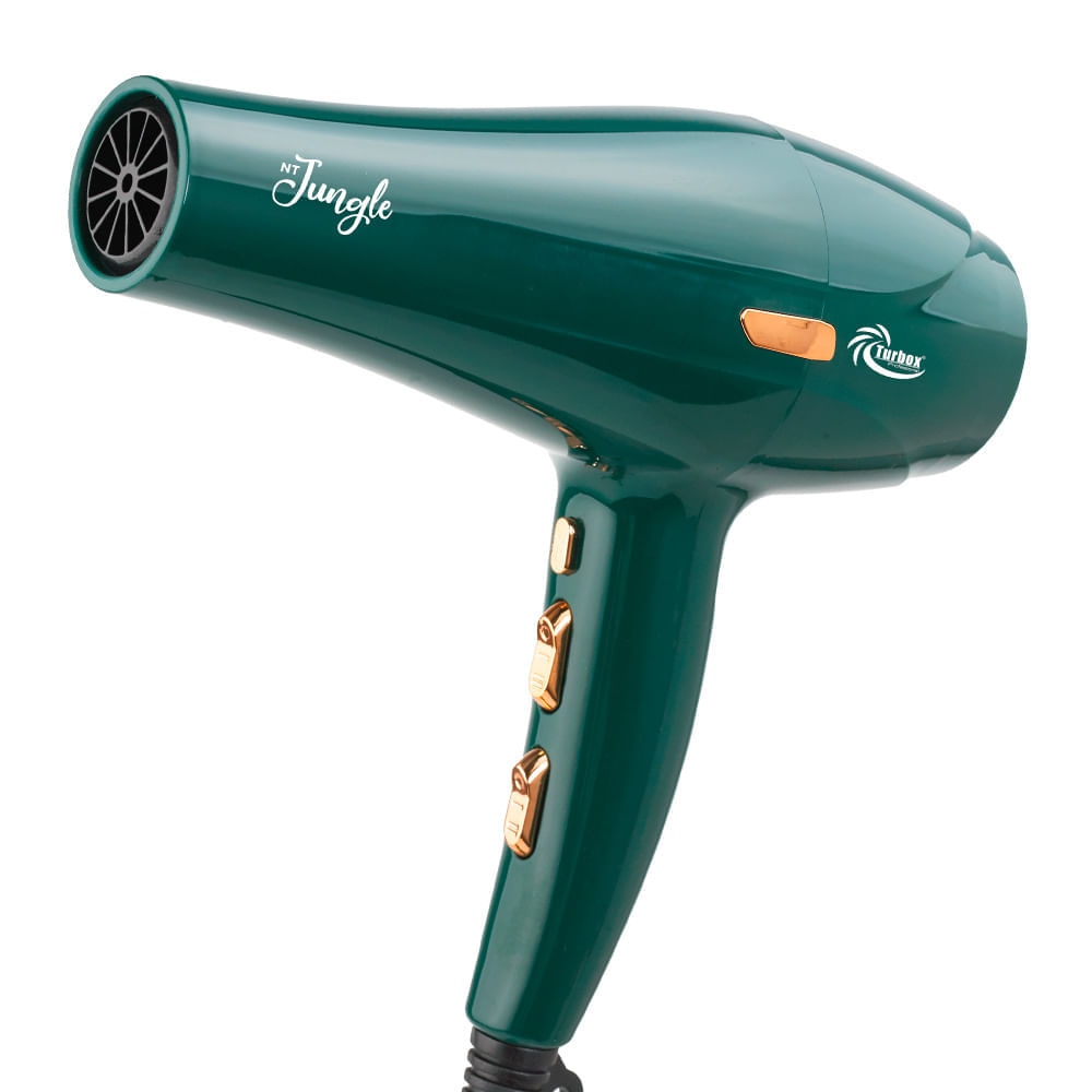 Secador Profesional Turbox 3900W Tecnología Ionic Power 2 Temperaturas 3 Velocidades NT-JUNGLE Verde Esmerlda img #1