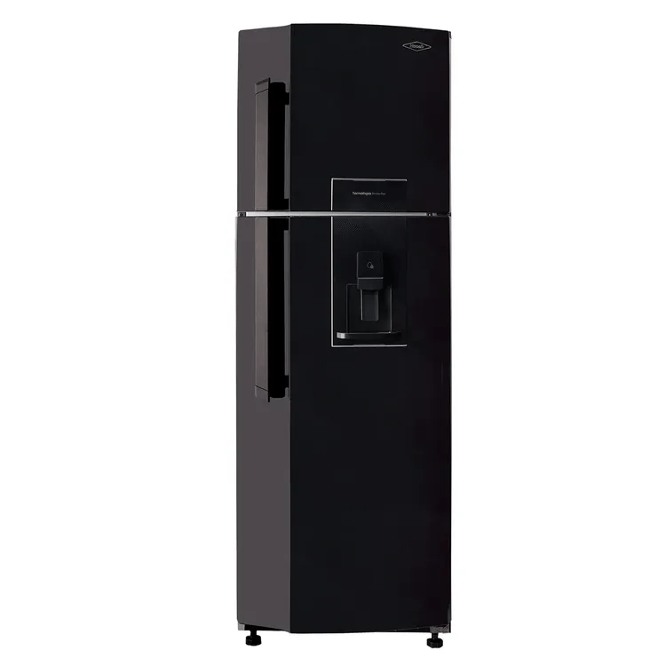 Nevera Haceb No Frost Congelador Superior 311 Litros Manija Externa Inverter N311 Negro Cósmico