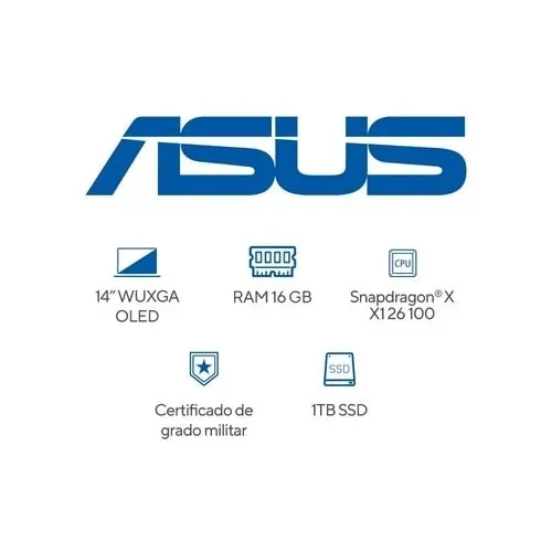 ASUS Zenbook A14 Snapdragon X 16GB RAM 1TB SSD Ultraligero 980g img #7