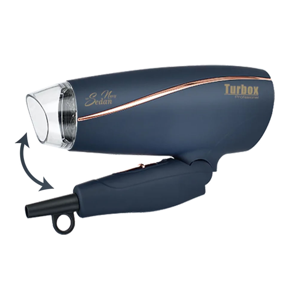 Secador Viajero Turbox 160°F Mango Abatible NT-SEDAN NAVY Azul img #2