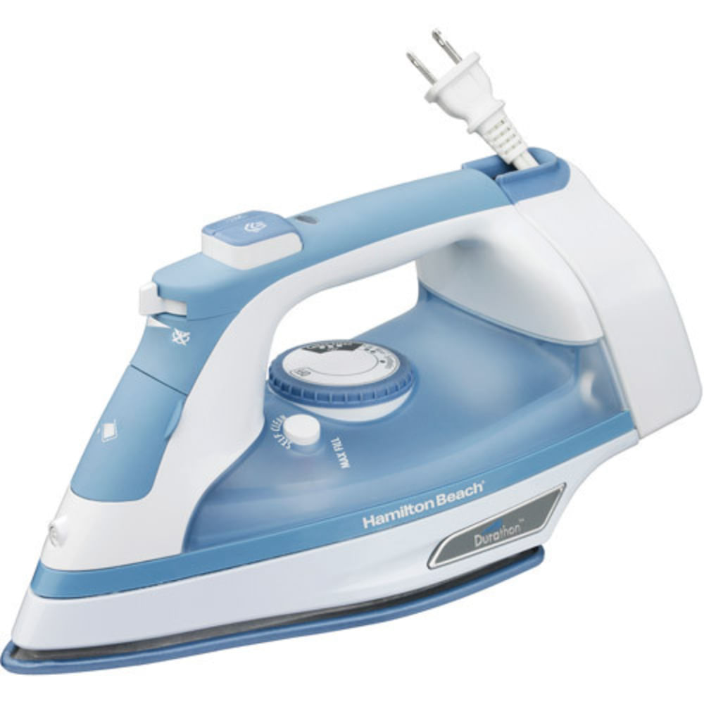 Plancha de Vapor Hamilton Beach Antiadherente Durathon 19701 Azul img #1