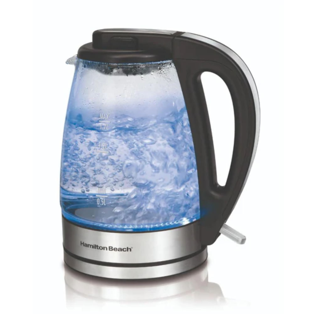 Hervidor de agua Hamilton Beach 1,7 Litros Vidrio 40865 Gris img #1