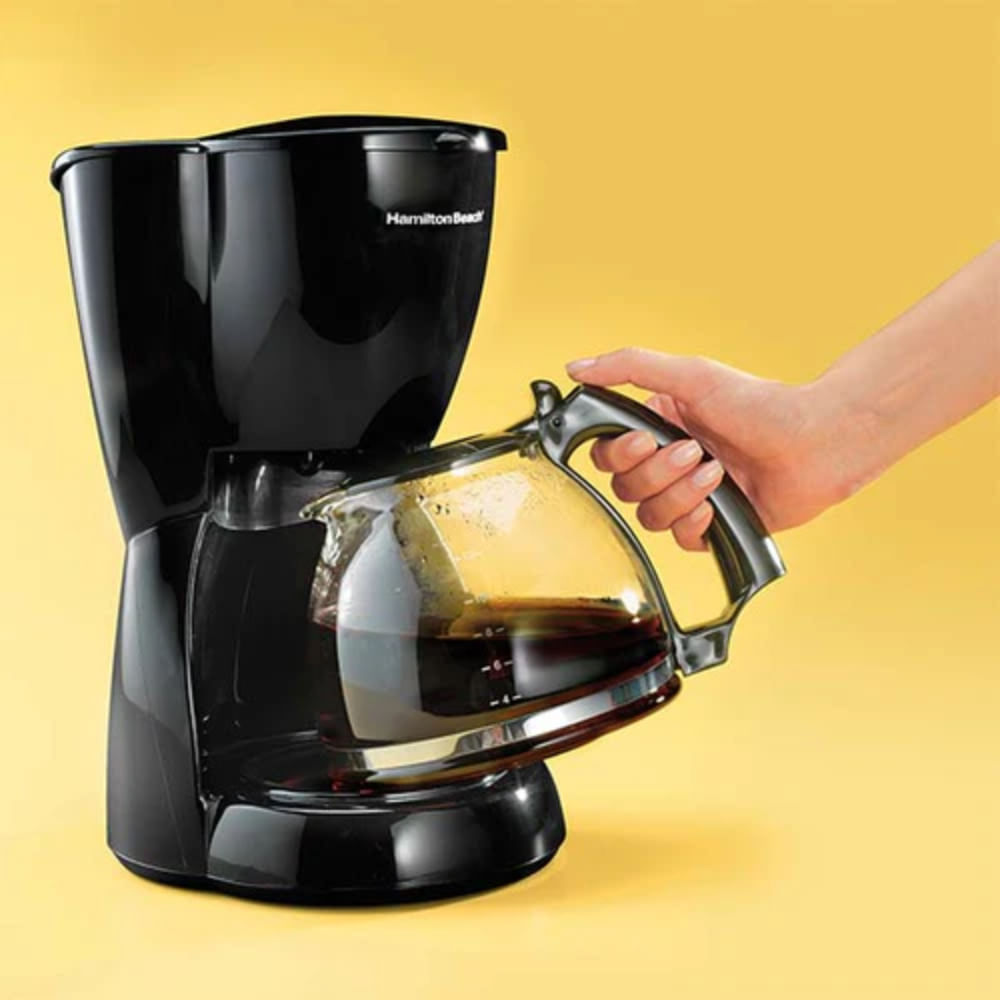 Cafetera Hamilton Beach 12 Tazas Jarra de Vidrio 49316RG Negra img #2