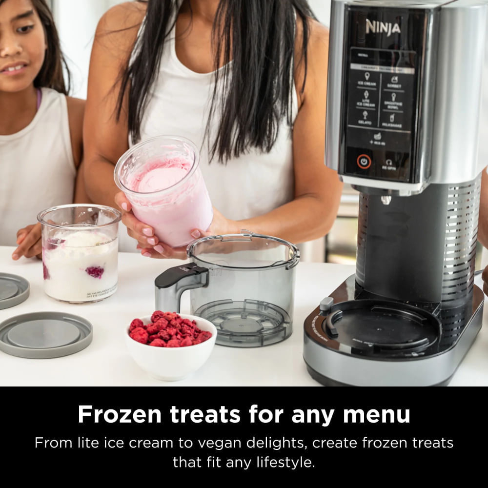 Maquina Para Hacer Helados Ninja 5 Programas Creami NC300 Gris img #10