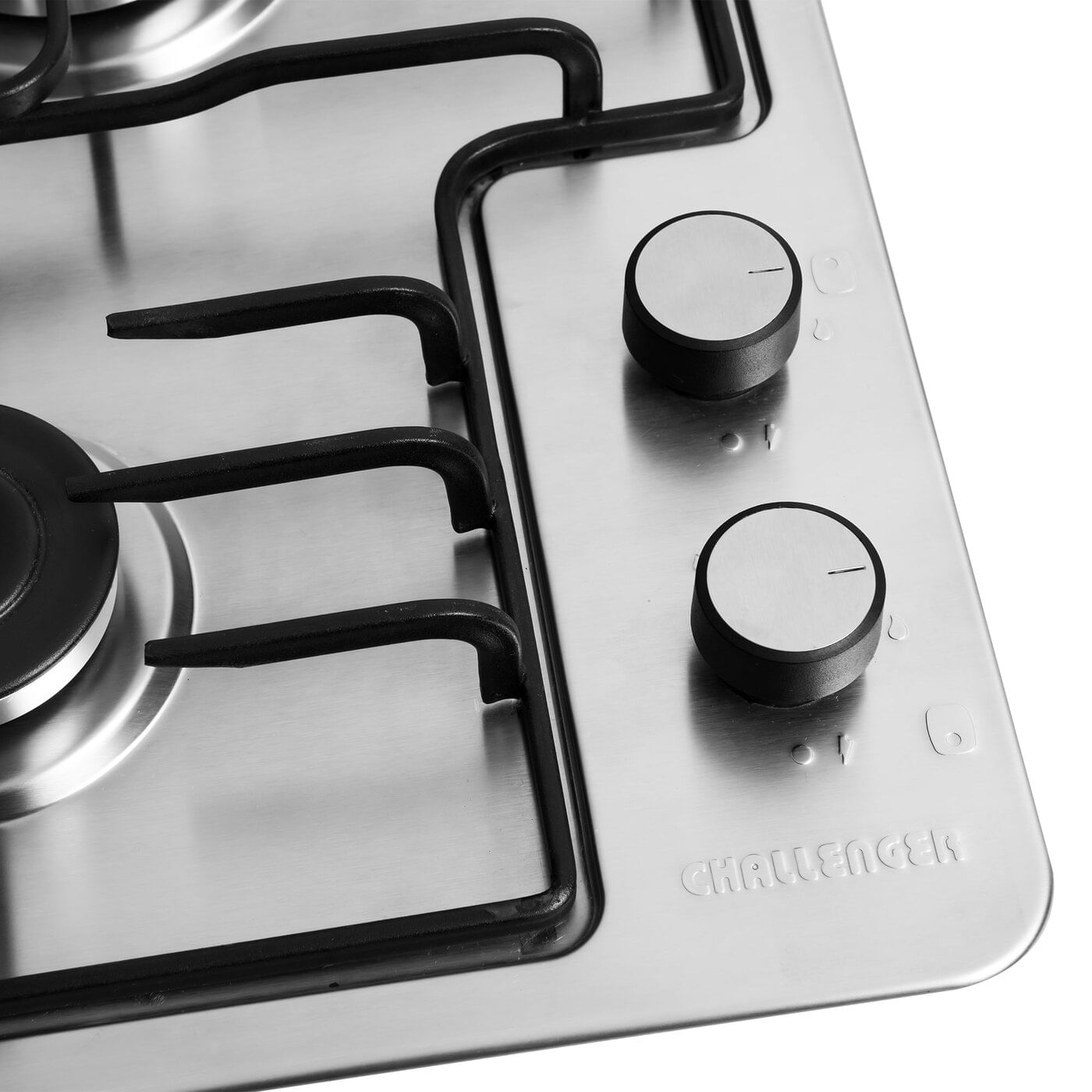 Estufa De Empotrar Challenger 43.5 cm 2 Puestos Gas Natural SP6220 Plateado img #7