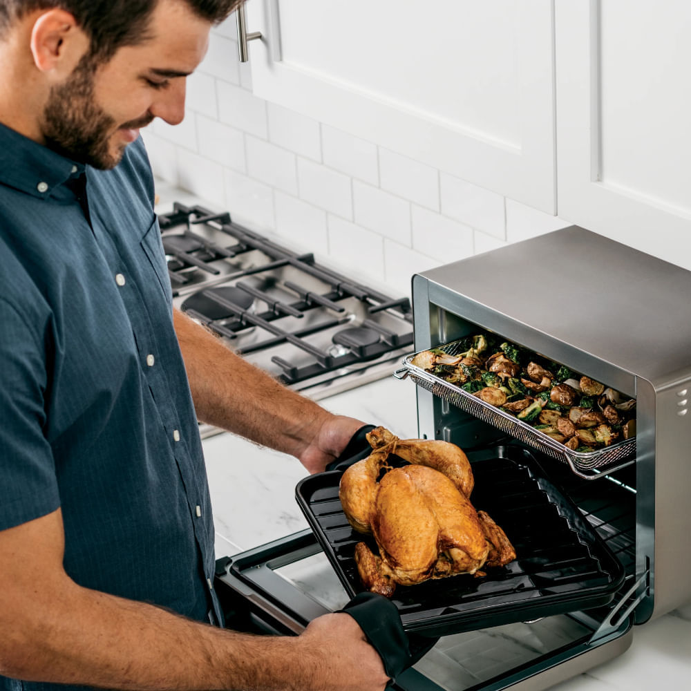 Horno Eléctrico Con Air Fryer Ninja Foodi 10 en 1 XL Pro Digital DT201 Plata img #5