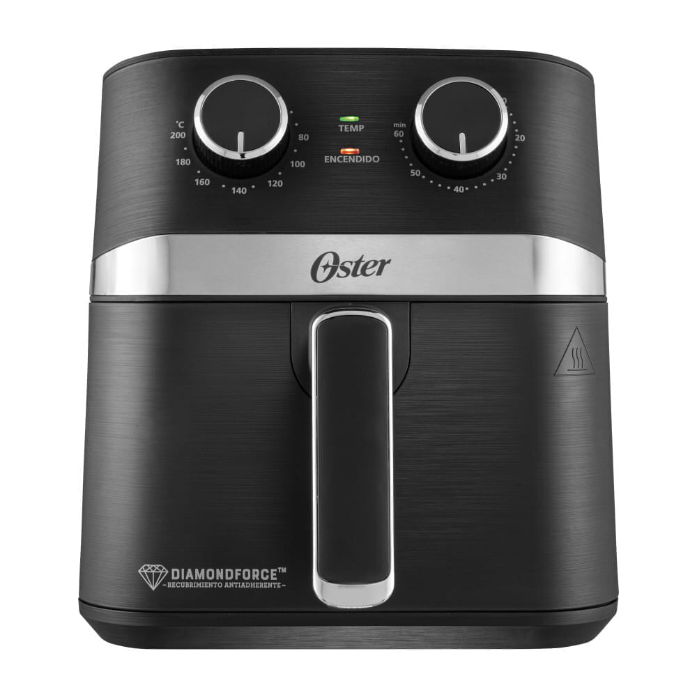 Freidora de aire Oster 4 Litros Manual DiamondForce CKSTAF401MDF Negra img #1